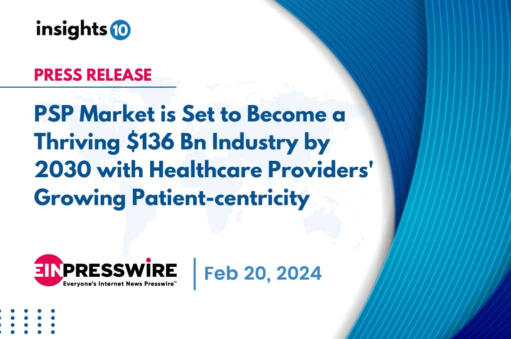 PSP Market is Set to Become a Thriving $136 Bn Industry by 2030 with Healthcare Providers' Growing Patient-centricity